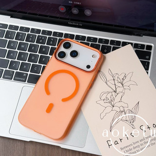 Ống kính kim loại thích hợp cho vỏ điện thoại Apple 17 Promax mờ chống vân tay iPhone 17 Pro mới cảm giác da băng iPhone 17 Vỏ cứng siêu mỏng hút từ tính Vỏ chất lượng cao