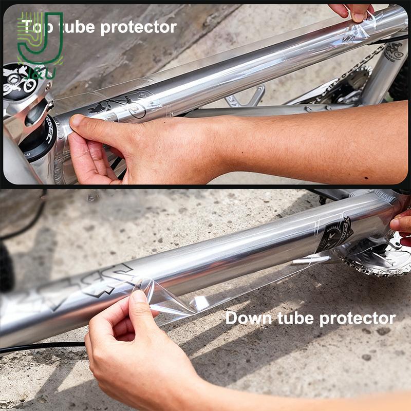 [J & U-T] Khung Xe Đạp PVC Trong Suốt Miếng Dán Bảo Vệ Đường Bộ Dán Khung Xe Đạp Xuống Ống Miếng Dán Bảo Vệ