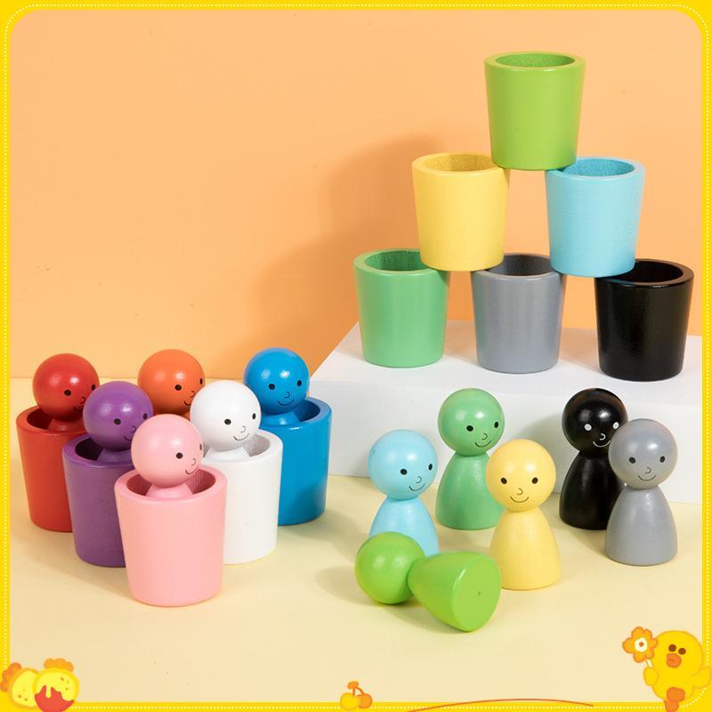 [Gengli] Cốc phân loại màu Đồ chơi cảm giác phân loại, Đồ chơi phân loại màu sắc, Trò chơi phù hợp