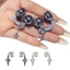 Kẹp tai pha lê sành điệu VIC có kẹp hình ngôi sao cánh trên quyến rũ cho Freeclip 1 2 Hoàn hảo cho các bữa tiệc và đi lại