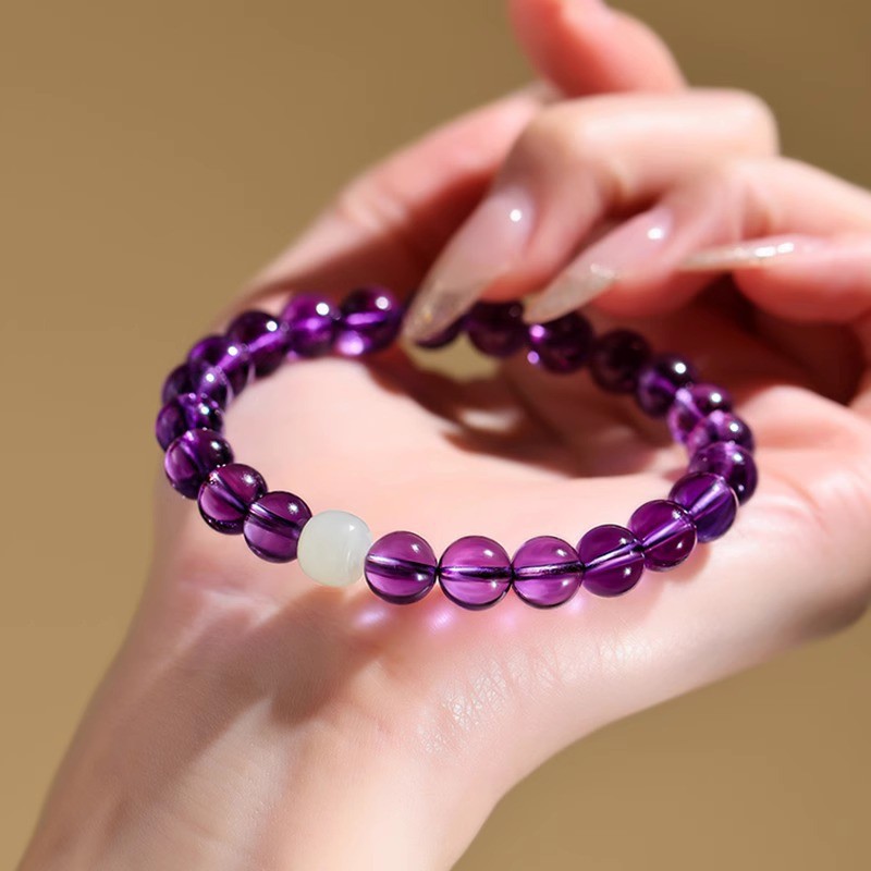 Vòng tay nữ thạch anh tím thời trang và tinh tế