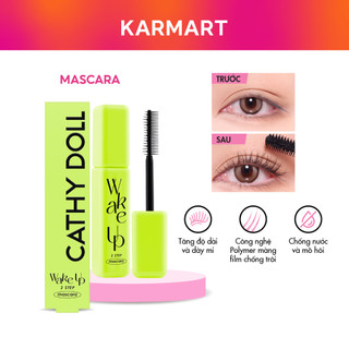 Mascara Chống Trôi Cathy Doll, Bền Màu Giúp Tăng Cường Độ Dày Của Mi Wake Up 2 Step Mascara 5.5g