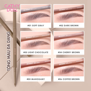 Chì Kẻ Mày Đầu Chì Tròn Siêu Nhỏ Cathy Doll, Chống Nước, Lâu Trôi Skinny Soft Brow Pencil 0.06 g