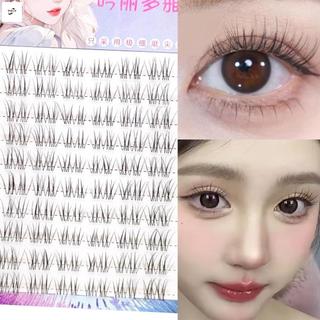 Lông Mi Giả Tự Nhiên 10 Đôi Sợi Mềm C Uốn Màu Đen Hỗn Hợp Chiều Dài Để Trang Điểm Hàng Ngày