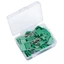 SA Gói 100 Cờ Phong Cách Chân Cờ Thumbtacks Bộ Chân Đẩy Cho Văn Phòng Trường Học