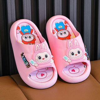 Dép cho bé Labubu - dép đi trong nhà chống trượt mềm nhẹ hoạt hình dễ thương mùa hè