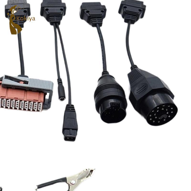 Cáp chuyển đổi 8x OBD2 Bộ đầy đủ cáp ô tô Bộ dây nguồn Bộ dây chẩn đoán