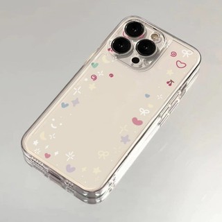 Dành Cho IPhone 17 16 15 14 13 12 11 Pro Max X XR XS Max 6 7 8 Plus Tình yêu Bow Fine Hole trường hợp điện thoại
