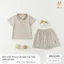 BỘ CỘC TAY POLO DA CÁ CỔ BẺ KÉO KHÓA [ SIÊU MỀM, MÁT, MỊN CO DÃN VÀ THẤM HÚT TỐT] SZ CHO BÉ TỪ 6/9M - 4Y (HCT12)
