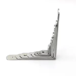 Thép không gỉ dày Mã góc cố định mảnh Giá đỡ Laminate Hỗ trợ 90 độ Mã góc phải Giá đỡ tam giác Hình chữ L Mã góc Z