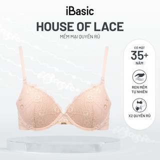 Áo ngực nữ ren iBasic có gọng mút mỏng họa tiết ren BRAY109