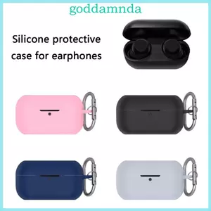 Vỏ tai nghe GODD Da chống trầy xước Tai nghe tương thích Bluetooth Vỏ silicon cho EAH-AZ100 Vỏ linh hoạt