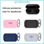 Vỏ tai nghe GODD Da chống trầy xước Tai nghe tương thích Bluetooth Vỏ silicon cho EAH-AZ100 Vỏ linh hoạt