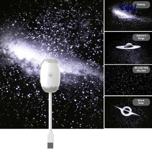 Đèn LED bầu trời đầy sao CQCJ - Máy chiếu sao phạm vi rộng, điều chỉnh 3 mức độ sáng, phù hợp trang trí phòng ngủ