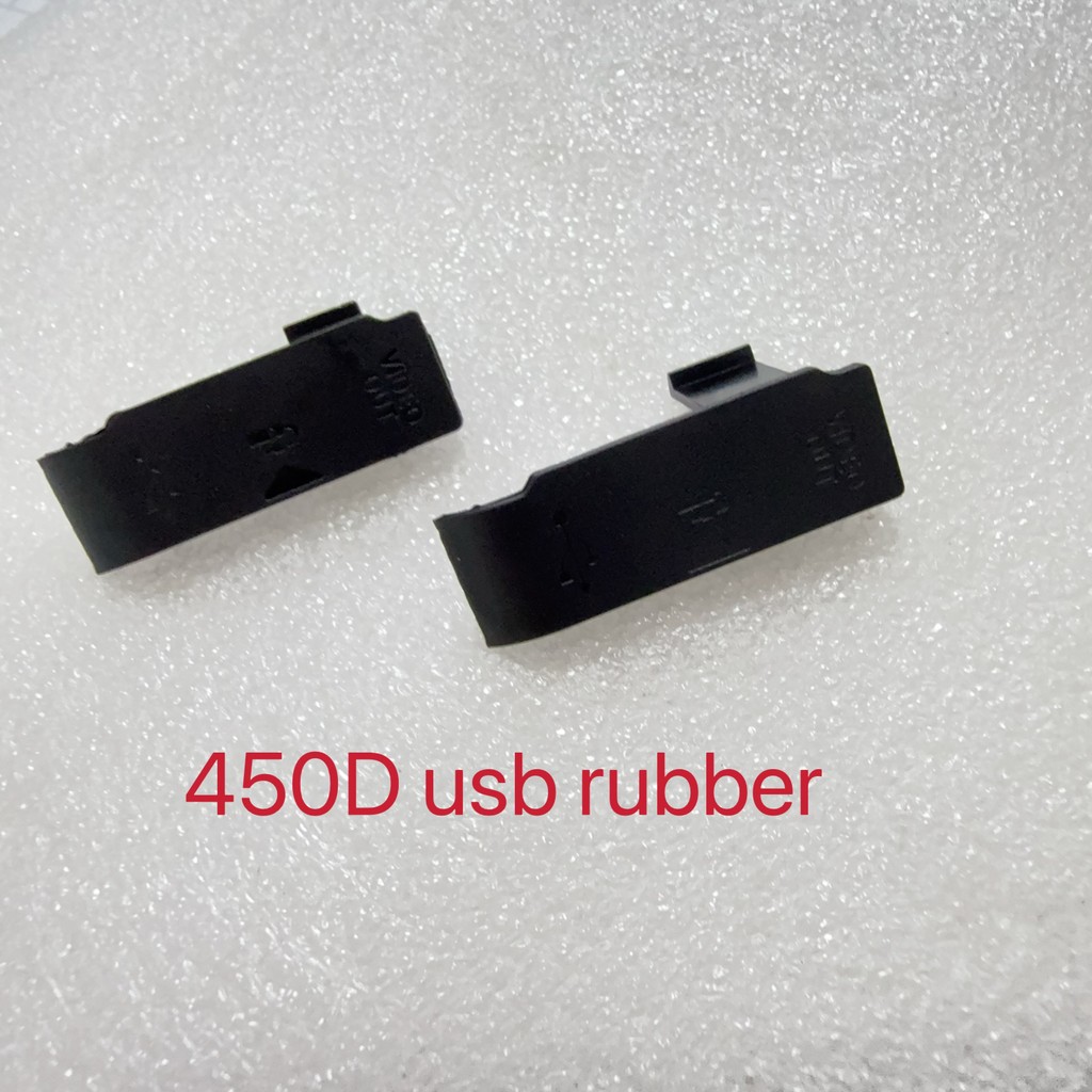 MỚI Dành Cho Canon EOS 450D VIDEO OUT / USB Cao Su Nắp Dưới Cửa Sửa Chữa Máy Ảnh Một Phần
