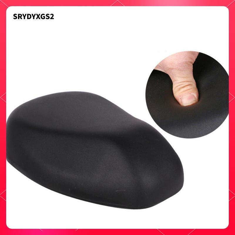 Yên xe đạp mềm rộng với đệm cao su dày, giảm sóc tốt, phù hợp cho đường núi và xe đạp điện, xe tay ga