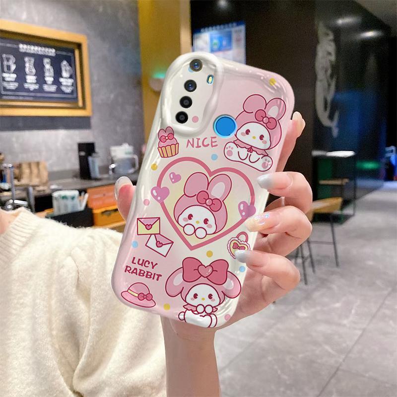 Vỏ silicon hoạt hình cho Realme 5 5i 5S 6i 3D TPU mềm Sanrio Kuromi Cặp đôi My Melody Vỏ điện thoại chống sốc
