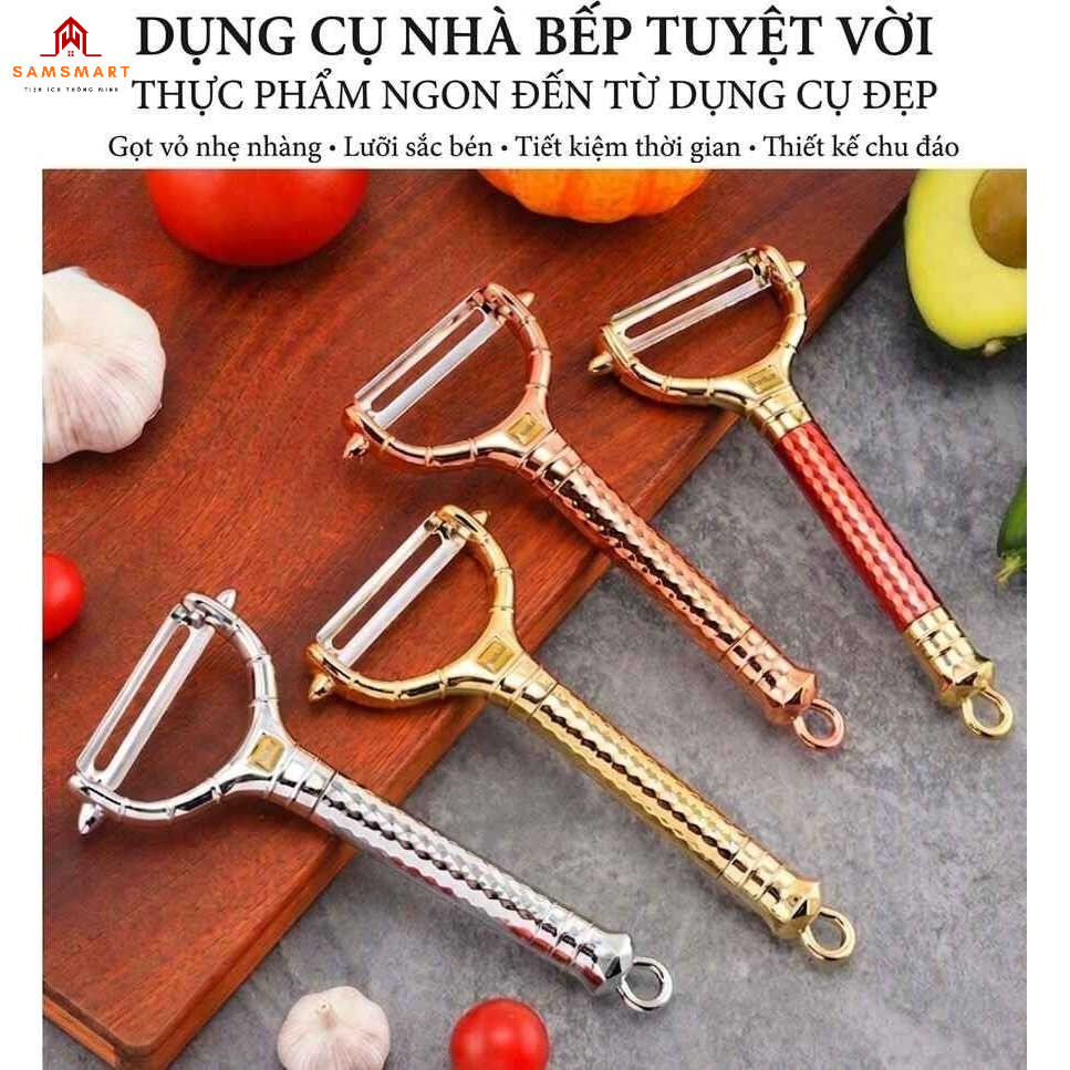 Dao Nạo, Gọt Vỏ Inox Chữ Y Đa Năng – Sắc Bén, Bền Bỉ, Dụng Cụ Nhà Bếp Cao Cấp