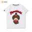 Áo thun tay ngắn nam nữ mùa hè họa tiết Monchhichi từ cotton nguyên chất