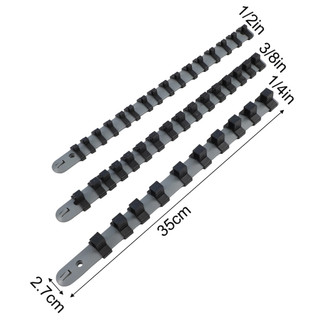 [FUXIN] 3 Cái / bộ Khay Ổ Cắm Nhựa Giá Để Đồ Giá Đỡ Sắp Xếp 1 / 4 3 / 8 1 / 2 inch