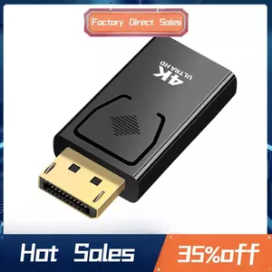 Bộ chuyển đổi Video tương thích 4K Dp sang -Bộ chuyển đổi màn hình TV máy tính tương thích cho TV PC Dễ sử dụng