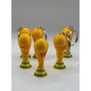 Móc Khóa Cúp Vàng World Cup & Quả Bóng Vàng  - Mô Hình Mini Trang Trí Balo, Chìa Khóa Xe Độc Lạ
