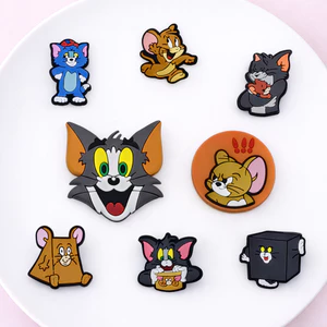 Set Charm Tom & Jerry Cute Kawaii Biểu Cảm Đáng Yêu Trang Trí Dép Xinh Hoạt Hình Ngộ Nghĩnh