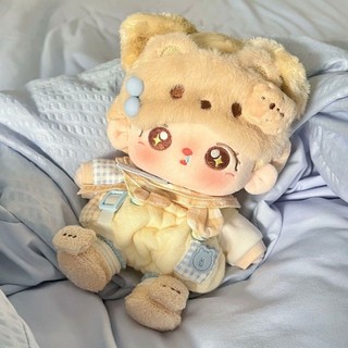 Chào Mừng Chó Con Gấu Bánh Quy 20Cm Quần Áo Bé Búp Bê Cotton 20Cm Bộ Quần Áo Bé Búp Bê Dễ Thương Trang Phục 4.16