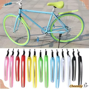 FENDER Chắn bùn xe đạp Cheeseley - Cánh chắn bùn phía trước bằng nhựa, đa năng chống bùn cho xe đạp đường bộ