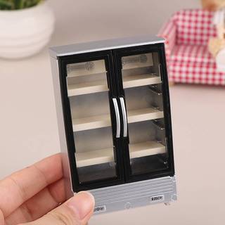 [Ktp] 1/12 Dollhouse mô phỏng tủ lạnh tủ đông mô hình Dollhouse mini đồ nội thất Phụ Kiện Búp bê đồ chơi trang trí nhà