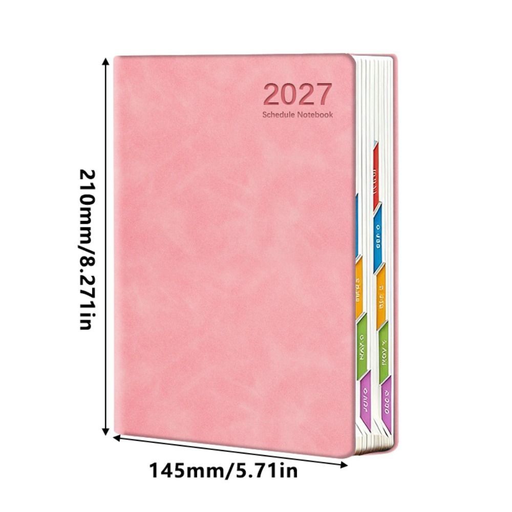 Sổ tay lịch trình HIGHVIEWLS, với các trang kế hoạch hàng tháng & hàng tuần 365 ngày 2027 Planner, Học sinh tạp chí hiệu quả A5 đa năng