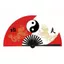 Quạt Âm Dương Thái Cực Quạt 33cm Mực Kung Fu Quạt Linh Hồn Trung Quốc Buổi Sáng Thực Hành Thái Cực Vũ Kung Fu Hiệu Suất Quạt 260419