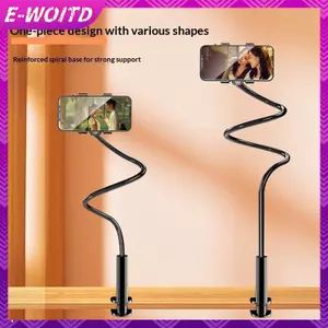 E-WOITD Lười Đầu Giường Để Bàn Kẹp Điện Thoại Braet Linh Hoạt Cánh Tay Dài Ngỗng Người Lười Braet Có Tay Cầm Áo Braet Trực Tiếp Trên Cao E-WOITD