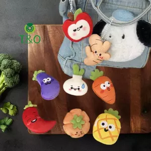 1 Cái Sáng Tạo Ngộ nghĩnh Rau Trái Cây Sang Trọng Búp Bê Móc Khóa Vỏ Dễ Thương Mặt Dây Chuyền Túi Đi Học Phụ Kiện Quà Tặng Vòng Chìa Khóa Ô Tô [Mới]