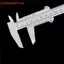 ZK 6 Inch 150 Mm Thước Nhựa Trượt Đồng Hồ Đo Vernier Caliper Trang Sức Dụng Cụ Đo VN
