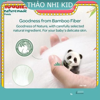 [TRỢ GIÁ] COMBO 2 Bịch tã/bỉm Huggies Nature made PANDA bề mặt sợi tre thiên nhiên cho bé - TỔNG KHO BỈM LINH ĐÀM
