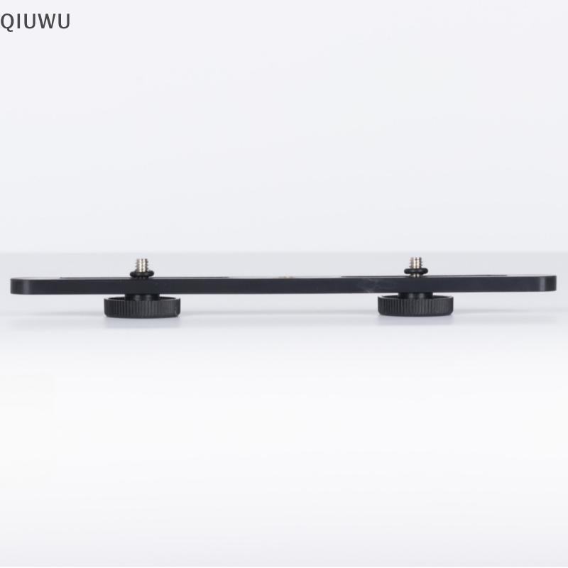 QIUWU 1 Chân Đế Flash Gắn Chân Đế Với 2 Ốc Vít Chuyển Đổi Giày Nóng Cho Máy Ảnh SLR Kỹ Thuật Số Đa Năng Giá Đỡ Đèn Đôi.