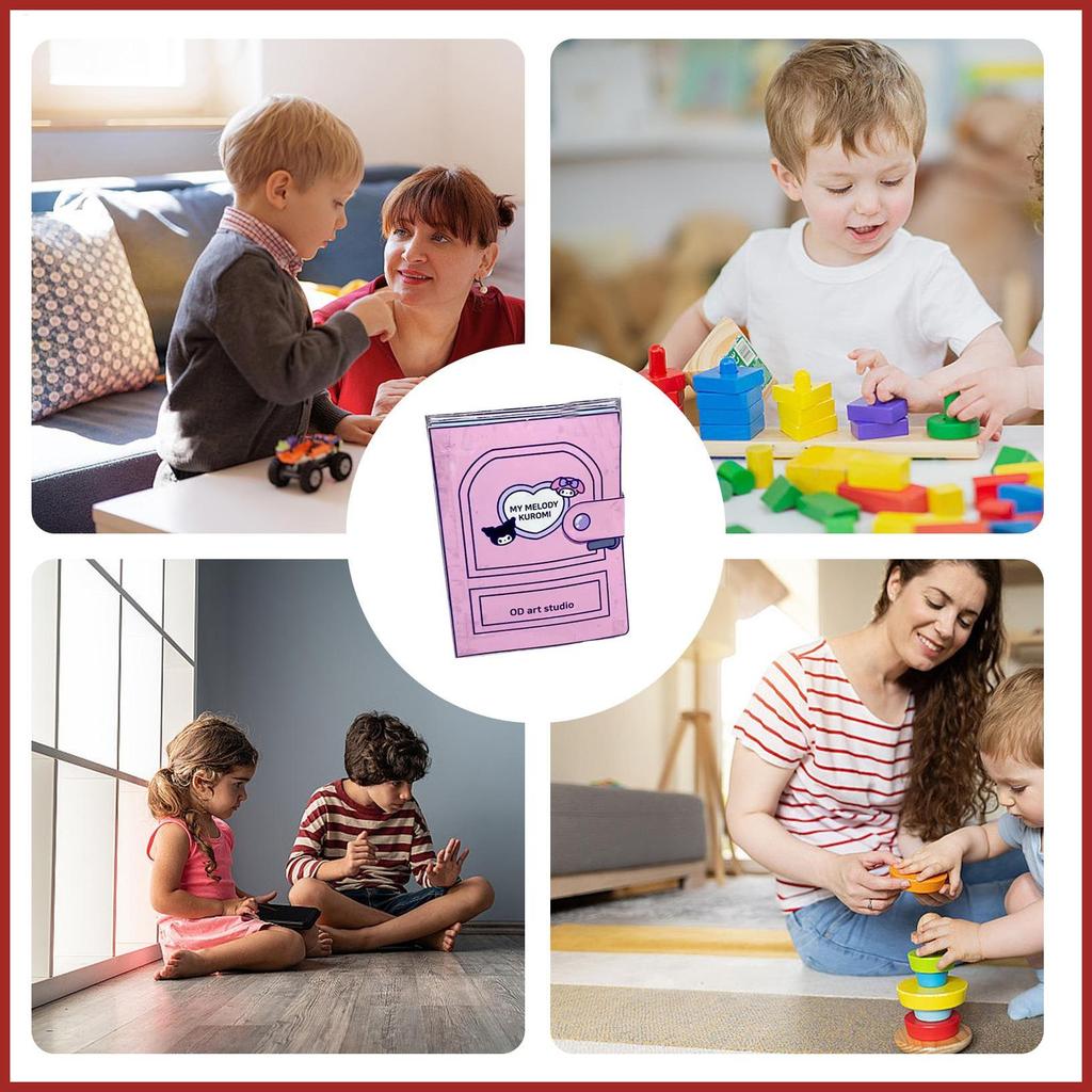Sách Yên Tĩnh Cho Trẻ Em Trẻ Em Cắt Giấy Hoạt Hình Sách Yên Tĩnh Cha Mẹ-Con Trí Tưởng Tượng Làm Giàu Học Tập Sớm koapavn