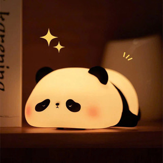 Đèn ngủ dễ thương hình động vật ngủ bé đèn bàn trang trí nhà Pin sạc 1200 mAh - Điều chỉnh độ sáng quà sinh nhật