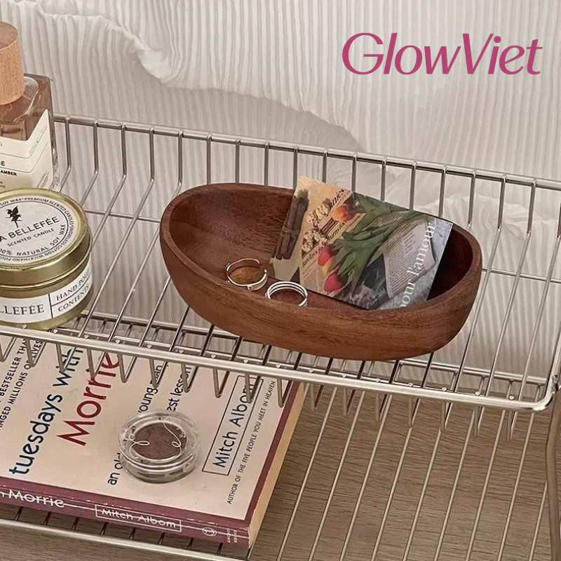 Hộp Đựng Trang Sức Gỗ Ins Retro - Thiết Kế Sang, Nhiều Ngăn, Bảo Quản Trang Sức & Mỹ Phẩm Gọn