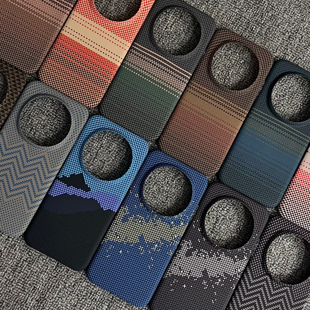 Siêu Mỏng Micro Matte Sợi Carbon Họa Tiết Cứng Từ Tính Dành Cho Honor Magic 8 Pro 7 Pro 6 Pro Mỏng Mờ Chống Sốc Honor Cover
