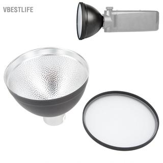 VBESTLIFE Bộ phản xạ tiêu chuẩn với bộ khuếch tán mềm Hiệu ứng ánh sáng Flash Speedlite Phụ kiện cho đèn flash ADS2 AD200 AD360