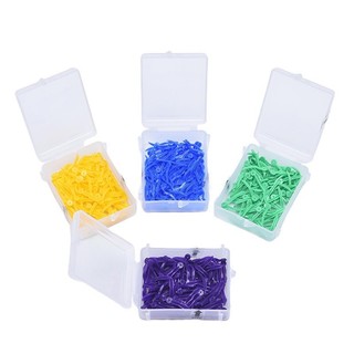 1 Hộp Nêm kẽ răng nha khoa có lỗ Nhựa Khoảng cách răng dùng một lần Nêm Nhựa cấp y tế