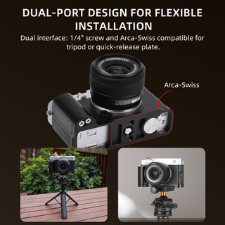 Dành cho máy ảnh Fujifilm X-E5, tay cầm một tay, chân đế chụp, tay cầm giày lạnh hình chữ L, tay cầm X-E5, phụ kiện máy ảnh hình chữ L