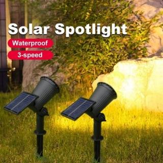 Đèn LED led Năng lượng mặt Spotlight Thông minh điều khiển ánh sáng ngoài trời không thấm nước cắm cỏ ánh sáng sân vườn
