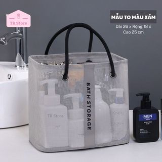 Giỏ Xách Lưới Đựng Đồ Cá Nhân Phòng Tắm - Chất Liệu Chống Nước, Nhanh Khô, Có Thể Xếp Gọn
