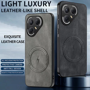 Dành Cho Tecno Pova 7 / 7 Pro / Ultra 5G LJ9 LJ8 LJ7 LJ6 Ốp Lưng Da Cừu Sang Trọng Từ Matte Cover Chống Rơi Cản