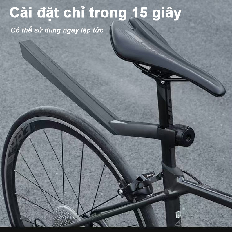 Dè chắn bùn xe đạp lắp phía sau chống bụi dễ lắp đặt phù hợp xe đạp đường núi dè chắn bùn xe đạp