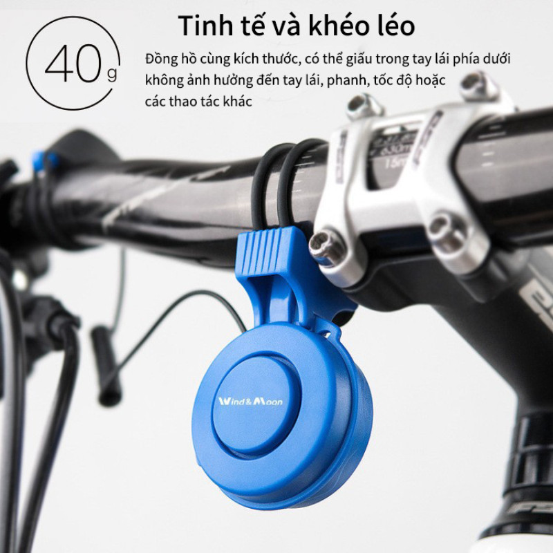 Còi điện gắn xe đạp 4 chuông, gắn ghi đông xe đạp, cảnh báo lớn, Còi điện gắn xe đạp sạc USB