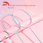 Set / Bộ 2 Vợt Cầu Lông Thể Thao ANTA HYPERA Cacbon đi kèm túi đựng vợt 1825315628R dành cho người mới bắt đầu chơi — ảnh 2